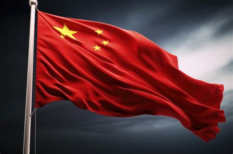 Premium AI Image | China flag