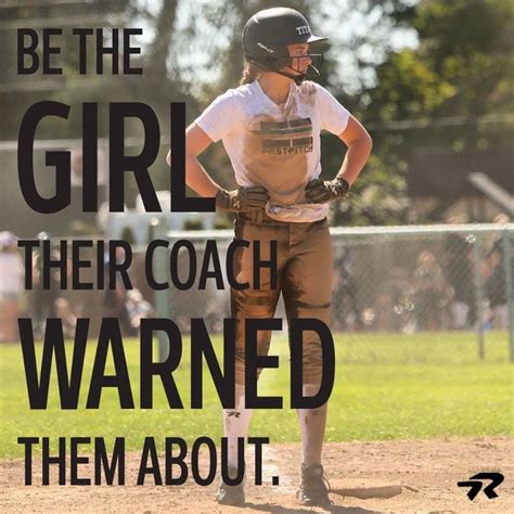 Be THAT girl. | Sports quotes softball, Best sports quotes, Fastpitch ...