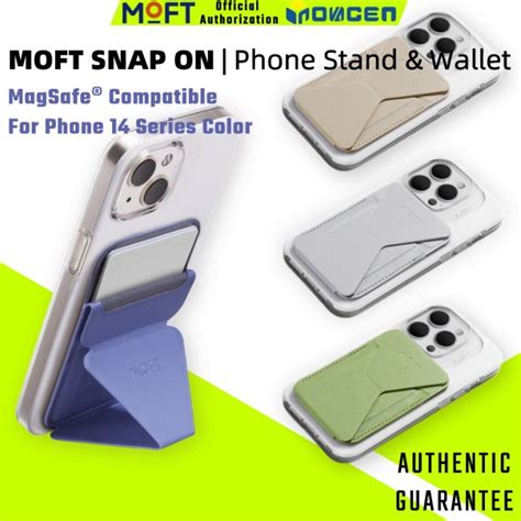 MOFT Snap On MagSafe Phone Stand&Wallet Suit For Phone 14 New Color/Magnetic Attach,No Glue/With ...