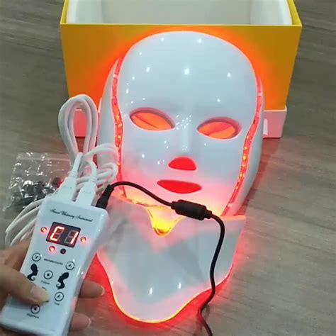 Fda Approval 7 Colors Led Therapy Led Face Mask/led Facial Mask Led ...