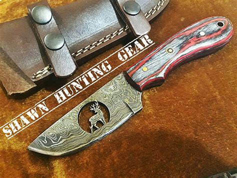 Handmade knife of big game hunting - Shawn Hunting Gear