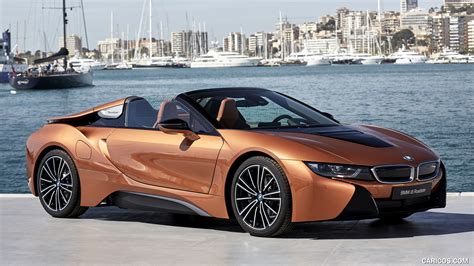 2019 BMW i8 Roadster (Color: E-Copper) | Front Three-Quarter