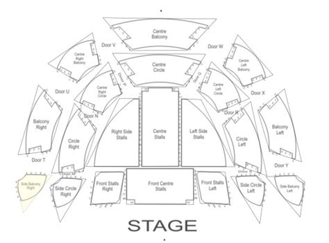 Sheffield City Hall Seating Map