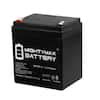 MIGHTY MAX BATTERY ML5-12 - 12V 5AH Alarm Battery Replaces 4.5Ah GS Portalac PE12V4.5 MAX3422300 ...