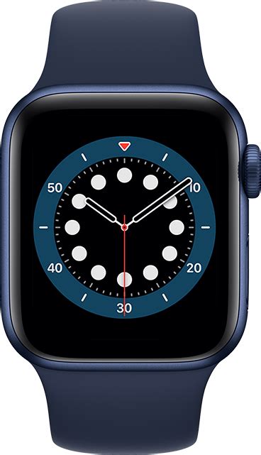 Apple Watch Series 6 40mm 32 GB in Blue Aluminum - Deep Navy Sport ...