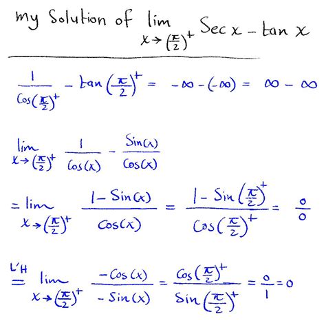 Indeterminate Forms