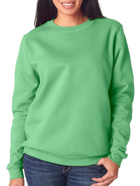 Anvil - Anvil Womens’ Fashion Crew Neck Sweatshirt, Green Apple, 2XL ...