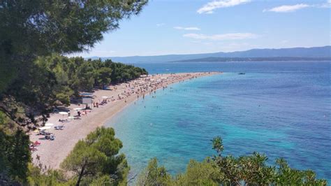 The famous beach of Bol on Brac.