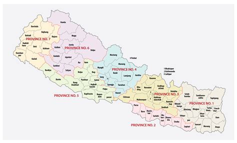 State Map Of Nepal - Zonda Kerianne