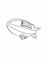 Airship coloring pages sketch template