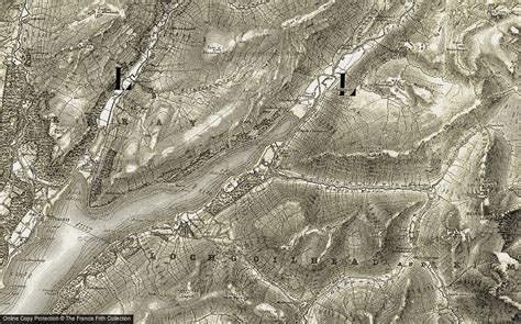 Historic Ordnance Survey Map of Loch Fyne, 1906-1907