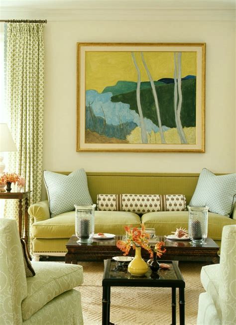 Analogous Color Schemes In Interiors – The Right Way Living Room Green, Green Rooms, Living Room ...