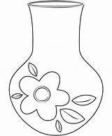 Simple Vase Coloring Page  Free Printable Pages For Kids sketch template