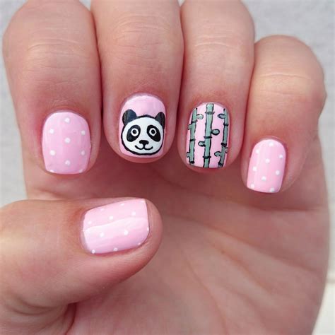 Dahlia Nails: Pretty Panda | Dream nails, Panda nail art, Nail art