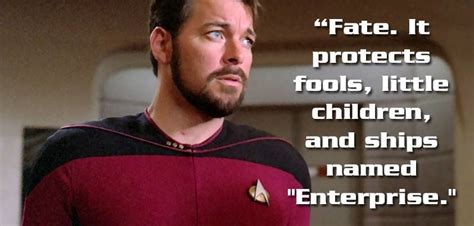 William Riker | Ship names, Star trek, Fate