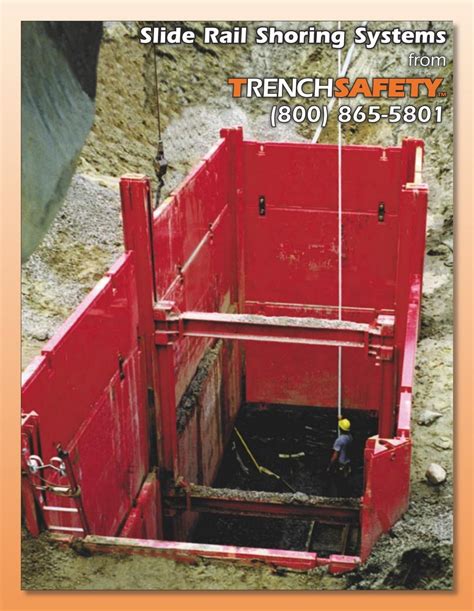 Slide Rail Shoring Systems - Trench Safety