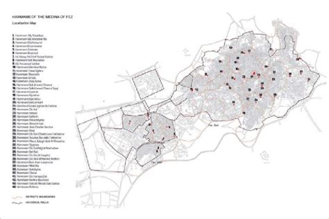 Hammāms of the Medina of Fez: Localization Map (Source:... | Download ...