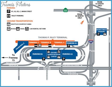 Kansas City Airport Map - TravelsFinders.Com