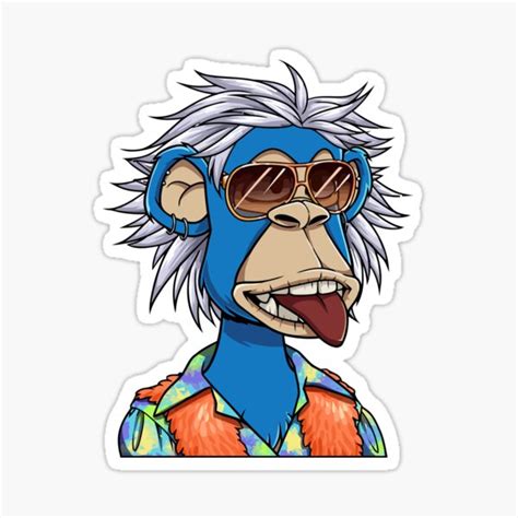 "Monkey" Sticker for Sale by jyotika3737 | Redbubble