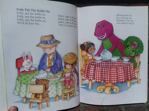 1993 Barney S Mother Goose Rhymes Book Volume 2 Barney Etsy 31270 | Hot Sex Picture
