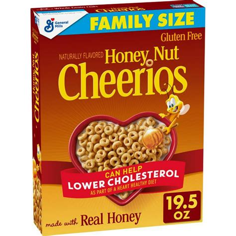 Honey Nut Cheerios Gluten-Free Breakfast Cereal, 19.5 oz - Walmart.com - Walmart.com