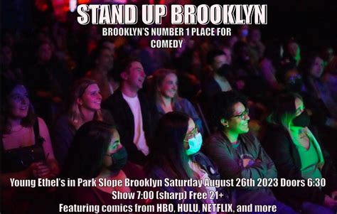 Stand-Up Comedy Brooklyn | Live in Park Slope | A Stand-Up Comedy Show - 26 AUG 2023