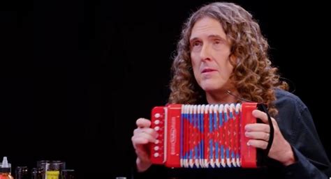 Weird Al Yankovic Ends The Hot Wing Challenge On An Accordion Solo | Digg | Hot wings, Weird ...