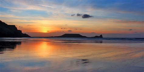 Worms Head Sunset | Took a trip to Rhossili in an attempt to… | Flickr