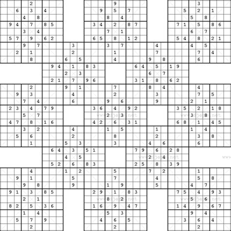 10 Best Photos Of Large Killer Samurai Sudoku Printable - Killer ...