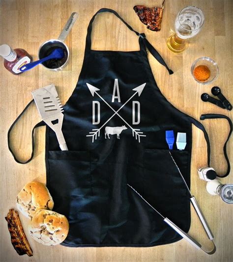 Funny BBQ Apron for Dad DAD Fathers Day Grilling Apron - Etsy