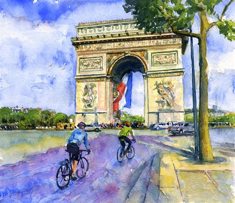 Arc de Triomphe 2 Painting by John D Benson - Fine Art America