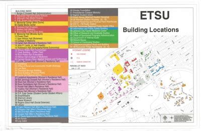 "East Tennessee State University Campus Map - 2005" by Johnson City GIS ...