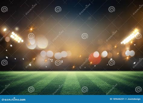 Lights at Night and Stadium Stock Image - Image of ball, lights: 189646231