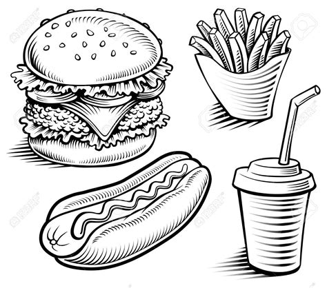 Cartoon Drawing Of Food at GetDrawings | Free download