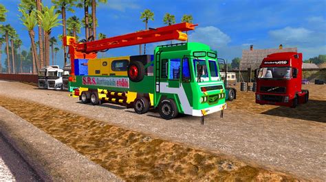 Borewell Lorry | Indian Lorry Game | ETS2 with Lorry Mod - YouTube