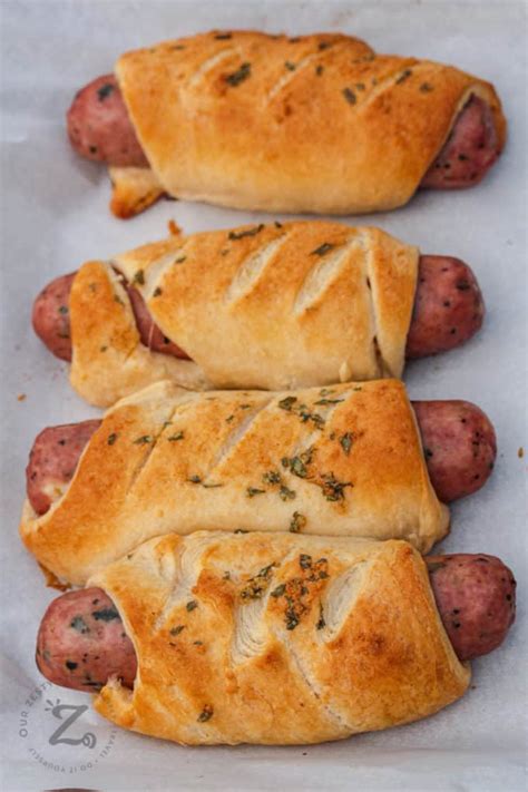 Sausage Crescent Rolls (Ready in Under 30 Mins!) - Our Zesty Life