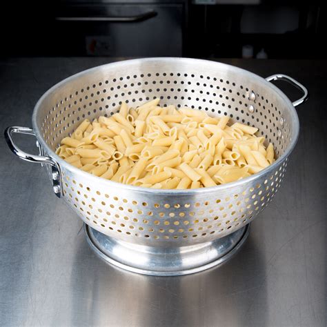 12 Qt. Aluminum Colander with Base and Handles