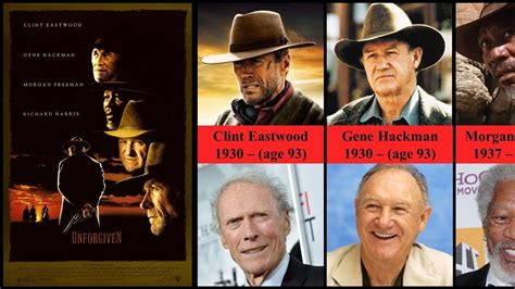 Unforgiven Cast (1992) | Then and Now - YouTube