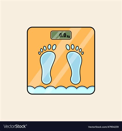 Weighing scale Royalty Free Vector Image - VectorStock