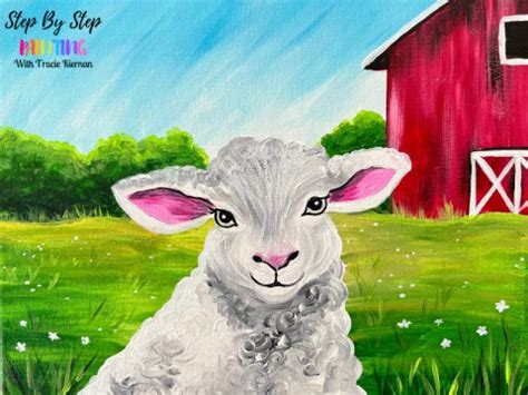 "Sheep Painting" - Acrylic Painting Online Tutorial