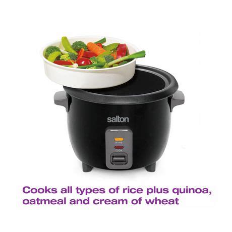 Salton Automatic Rice Cooker & Steamer 6 Cup RC1653 | Walmart Canada