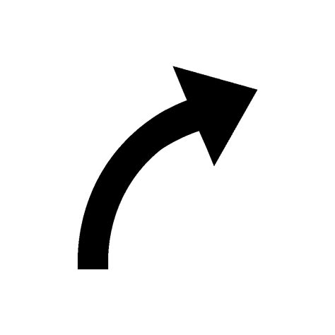CURVED Arrow Symbol - ClipArt Best