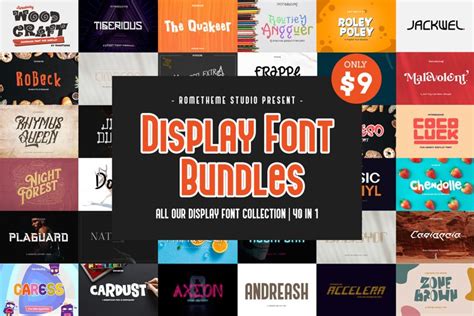 Display Font Bundles Collection (946460)