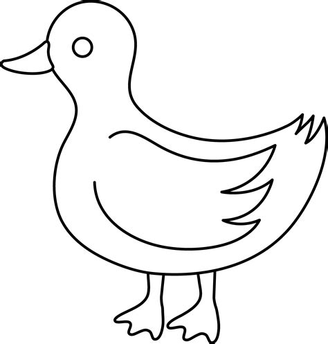 Duck Outline - ClipArt Best