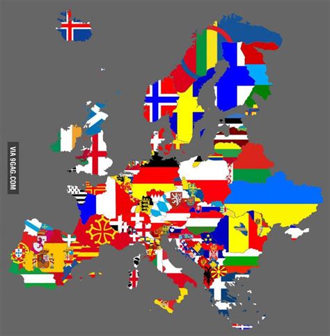 Map of Europe if all separatist movements were successful. - Funny | Europe map, Map, European map