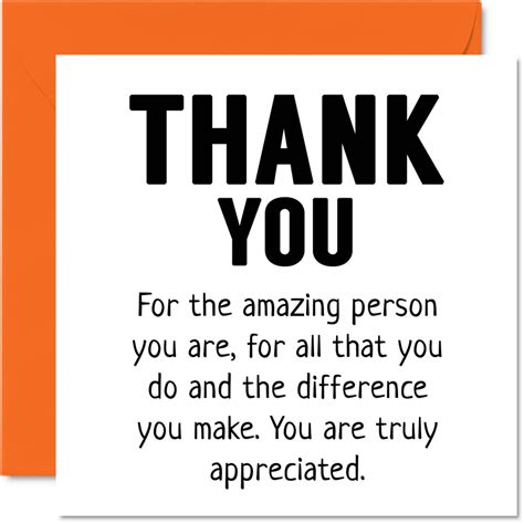 Buy Thank You Cards - Amazing Person All You Do Truly Appreciated ...