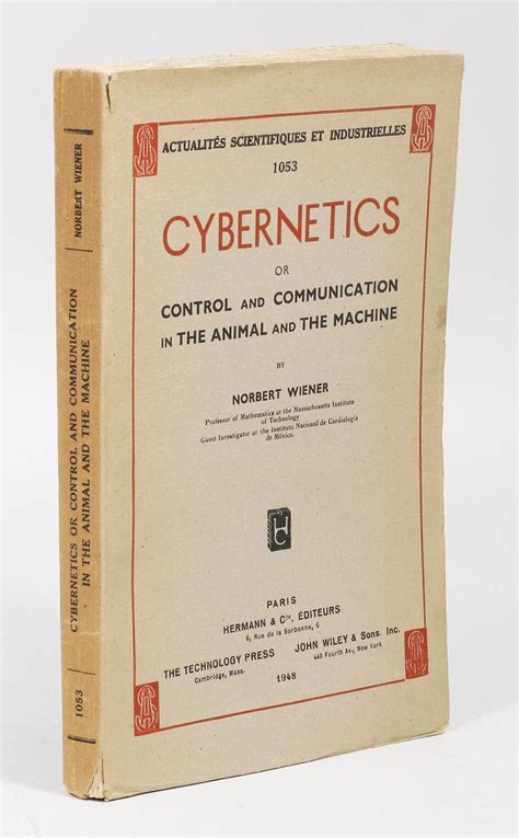 Cybernetics | NORBERT WIENER | First edition