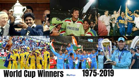 Cricket World Cup Winners List Icc Odi World Cup Winners List Cricwiki ...