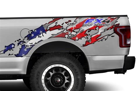 Ford F150 Truck Bed Wrap Graphic Sticker Decal 2015 2016 2017 2018