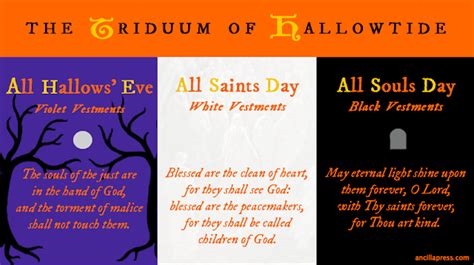 All Hallows Eve (Halloween) in the Traditional, Pre-1955 Liturgical Books ~ Liturgical Arts Journal